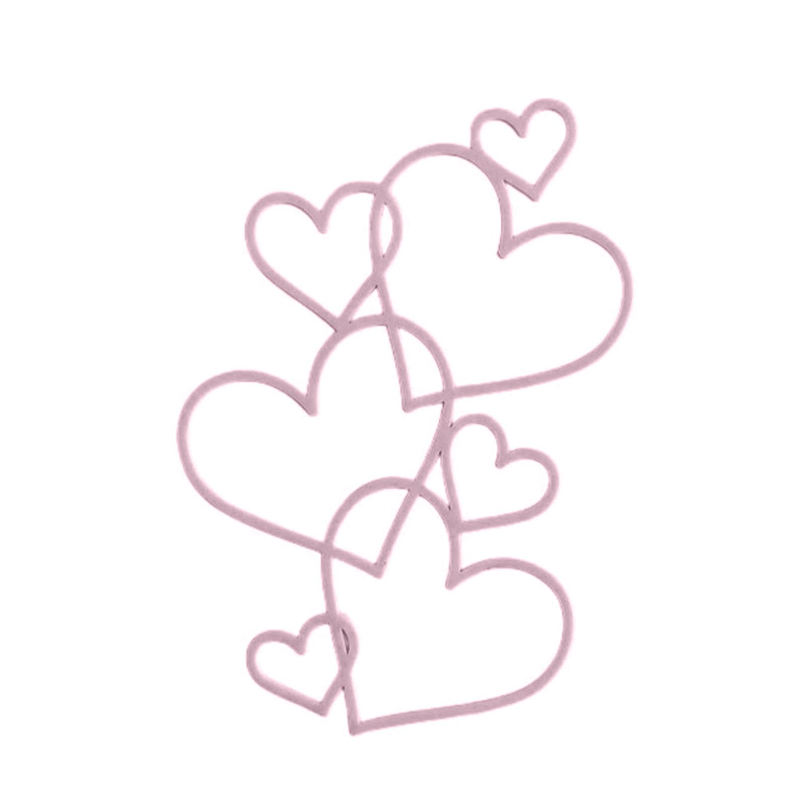 

Wedding Cake Topper Love Heart Cake Decoration Valentine s Day Gift Dessert Decoration Acrylic Cupcake Toppers розового золота