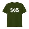 Vintage 90s SOB Rare Punk Band T Shirt Napalm Death Crust Grindcore Style Vintage Washed Soft Stretched Streetwear Fashion