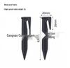 Camping Canopy Tent Stakes: Plastic Ground Stakes, Beach & Picnic Mat Anchors, Windproof Fixing, Gardening Wire Stakes.