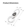 Car Keychain Key Ring Auto Logo Key Holder Accessories For Honda CRV Civic FIT Accord Jazz Stepwgn Prelude Insight Odyssey Pilot XI6