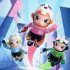 POP MART MEGA Collection SPACE MOLLY THE POWERPUFF 400%+100% GIRLS-Blossom