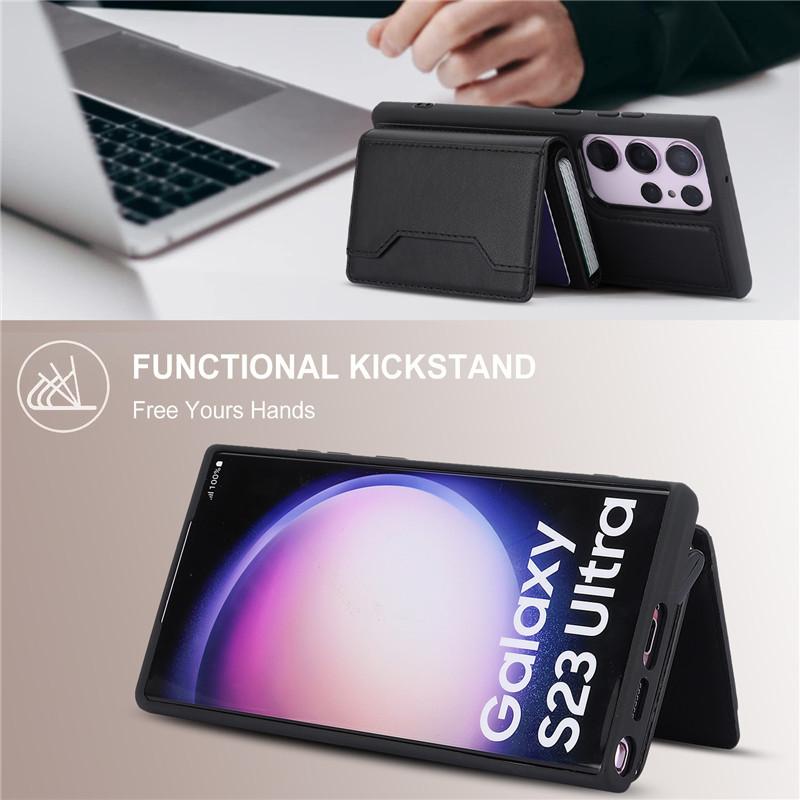 Magnetic Leather Wallet Card Phone Case for iPhone 15 14  Pro Max 13 Plus 12 11 for Samsung Galaxy S23 Ultra S22 A54 A14 A34 A53 A13 A52 Flip Cover