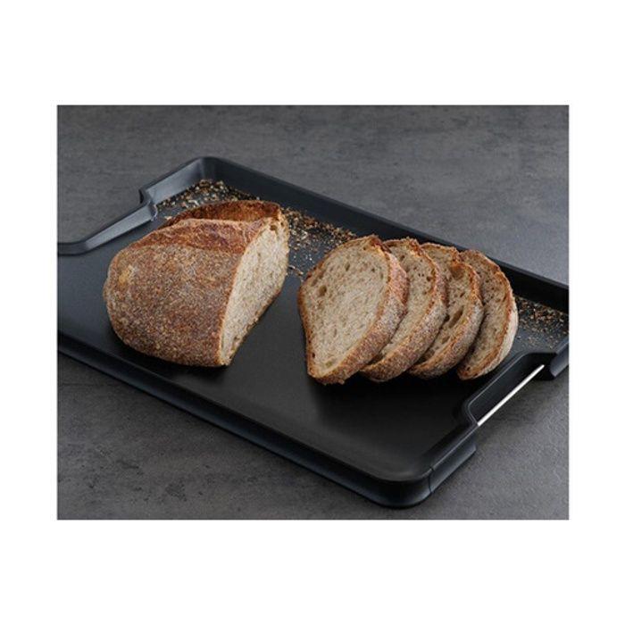 Planche à découper joseph joseph cut&amp;carve plus (grande) planche a decouper multifonction - noir