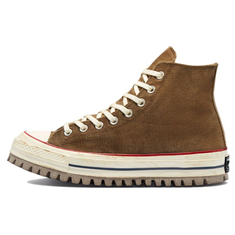 Converse 1970s Chuck Taylor All Star Retro Versatile Casual High-Top Canvas Shoes Unisex Sneakers Ginger-Yellow 169933C