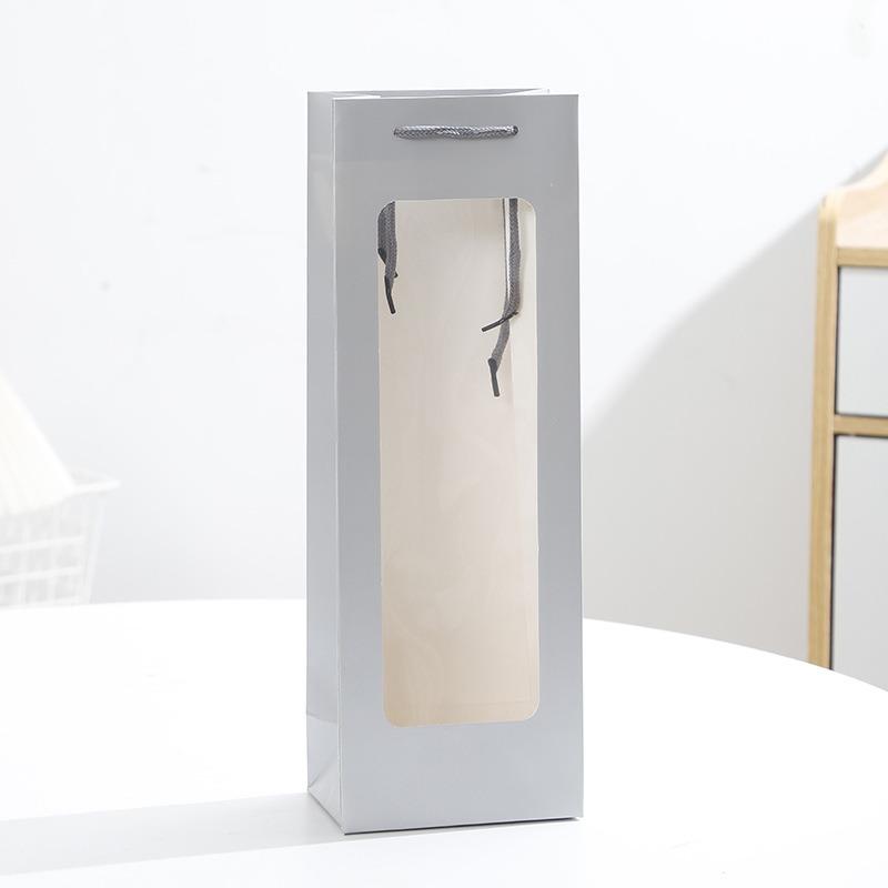 12pcs Wedding Wine Gift Bags with Handles Bottle Packaging Bags for Red Wine Party Favor Gifts