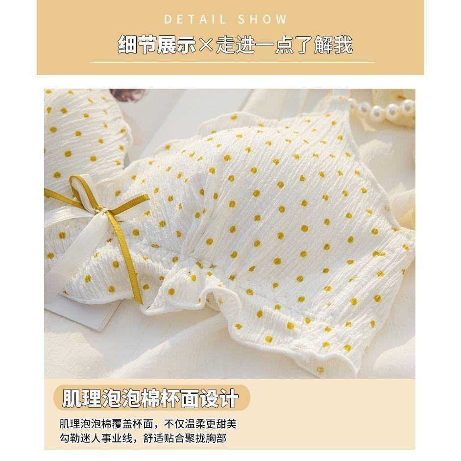 Sexy Women Push Up Bras Fashion Lingerie For Lady Sexy Underwear Cute Dot Bras For Girls