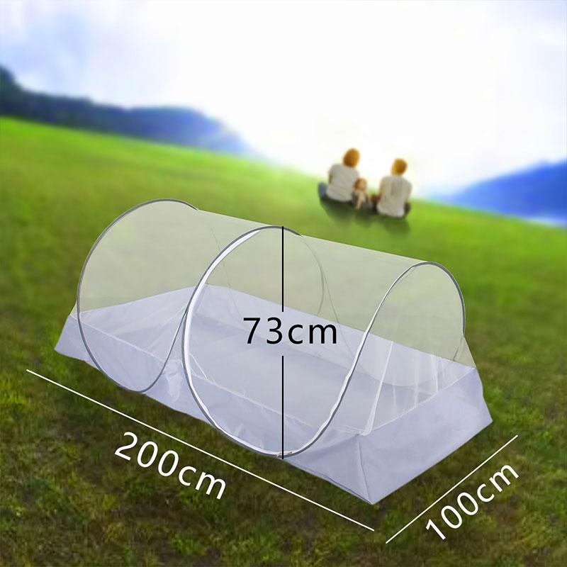 Foldable Mosquito Net Travel Adventure Climbing Camping Anti-Mosquito Tent No Installation Full-Body Single Mosquito Net