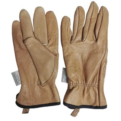 Cow Skin Leather Gloves Safe High Quality Men Work Safety Working Mechanical Repairing Gardening Gloves