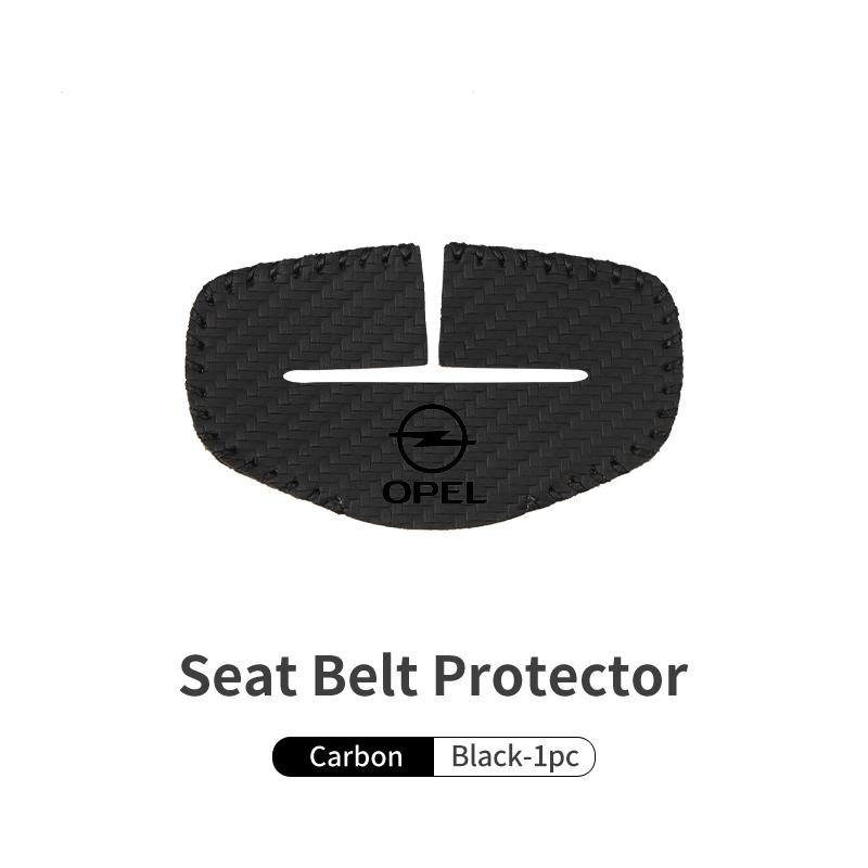 Car Seat Belt MJGX47 Buckle Plug Leather Protective Cover For Opel Meriva Mokka Grandland Vectra Zafira Vivaro Antara
