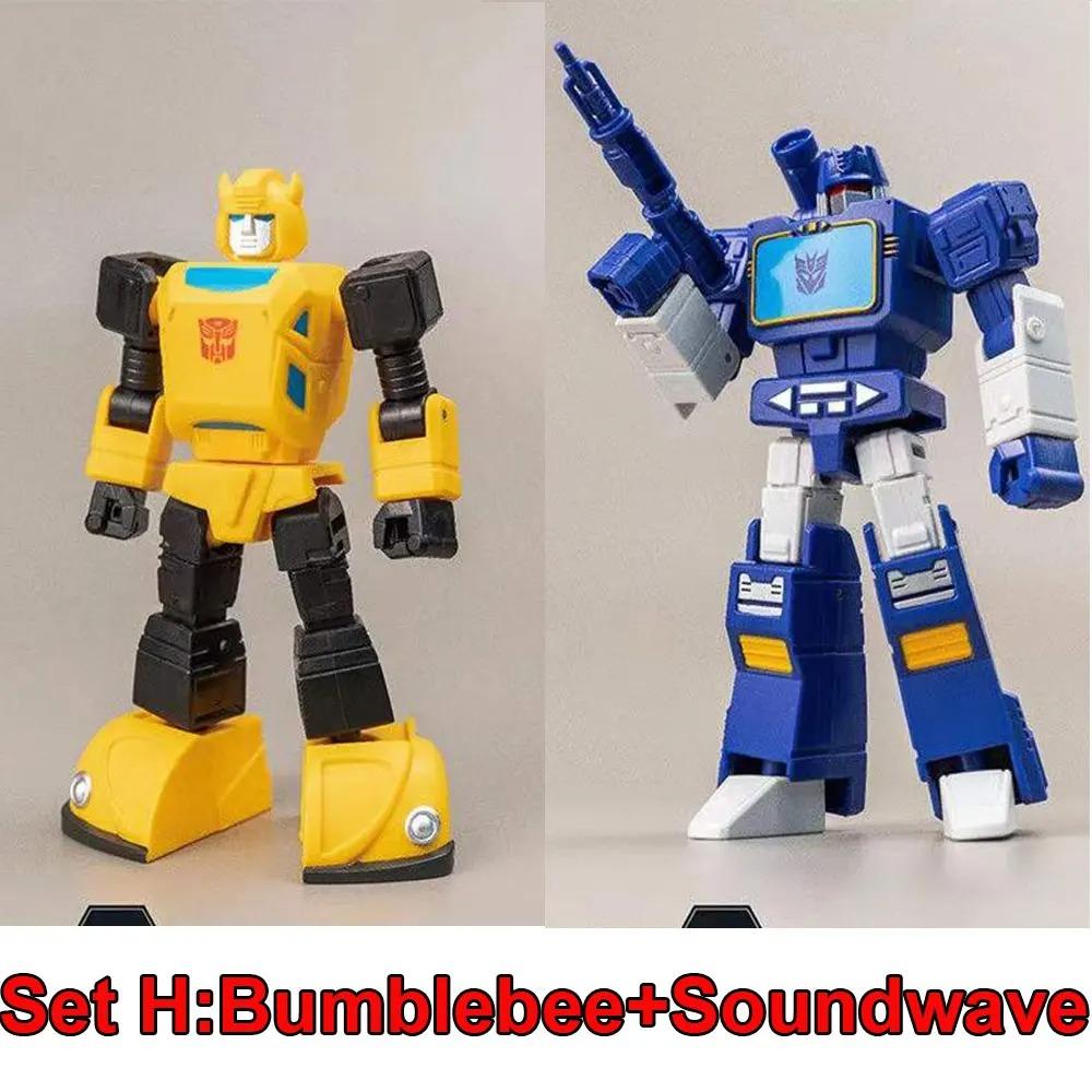 Figuras de Acción YOLOPARK G1 Licenciadas por Hasbro Serie Mini AMK Juguete Transformers Optimus Prime Megatron Bumblebee Soundwave