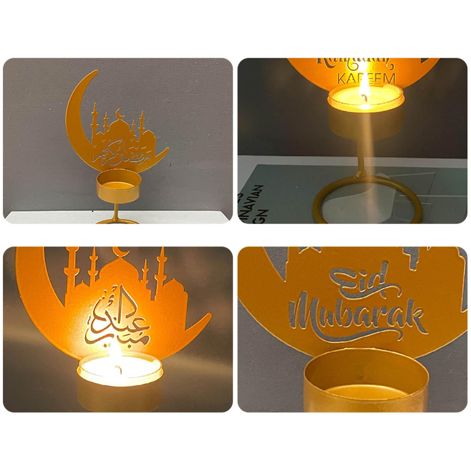 

Ид Мубарак Украшения Лунный замок Подсвечник для стола Центральные фигуры Подсвечник Подсвечник Рамадан Праздничная вечеринка