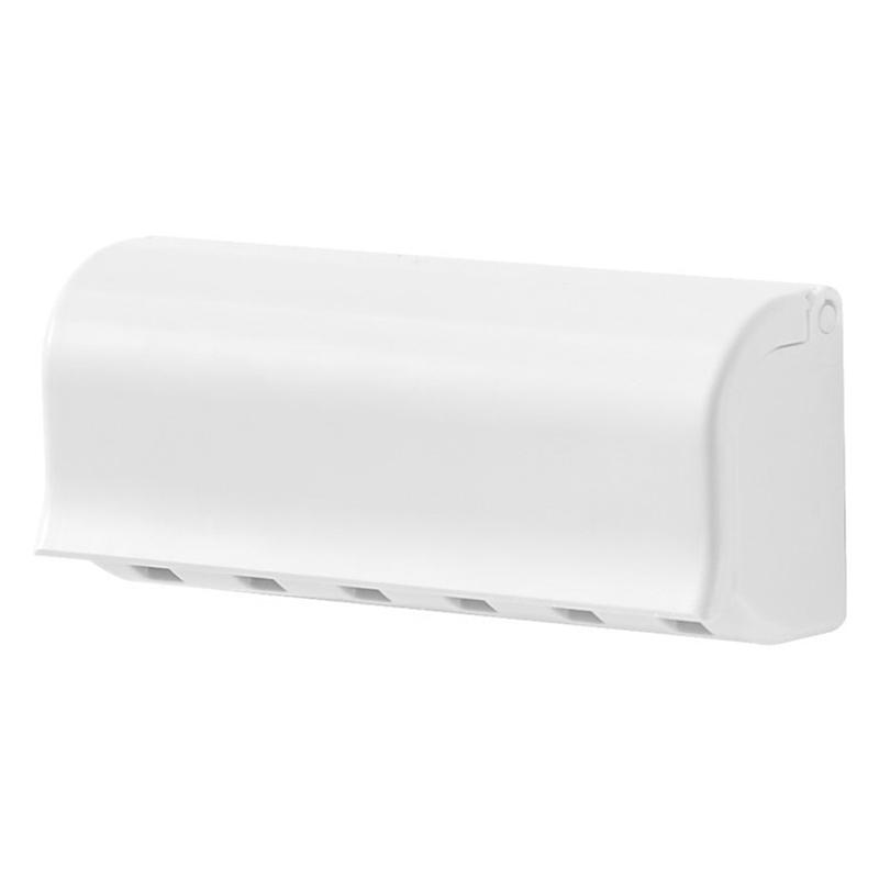 Wall Mounted Toothbrush Holder Facial Cleanser Stand Toothpaste Storage Rack