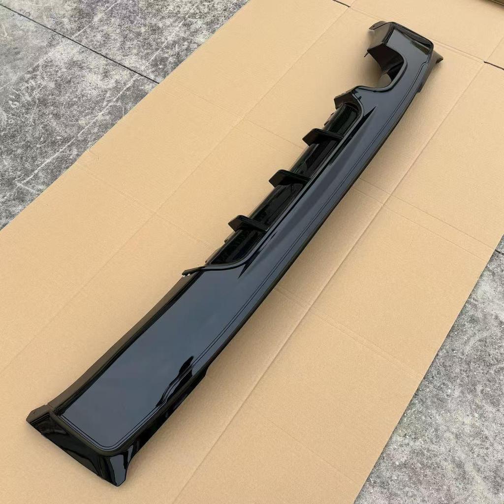 BMW F22 MP Style Gloss Black Rear Diffuser & Front Lip Body Kit with Dual Exhaust.