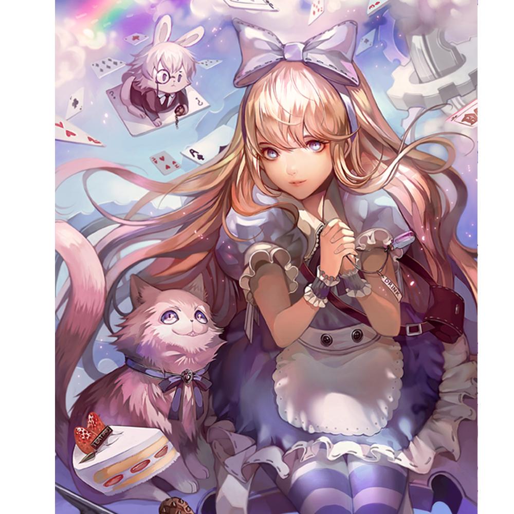 5D DIY Diamond Painting Landscape Full Round Drill Diamond Embroidery Cross Stitch Decoration Home