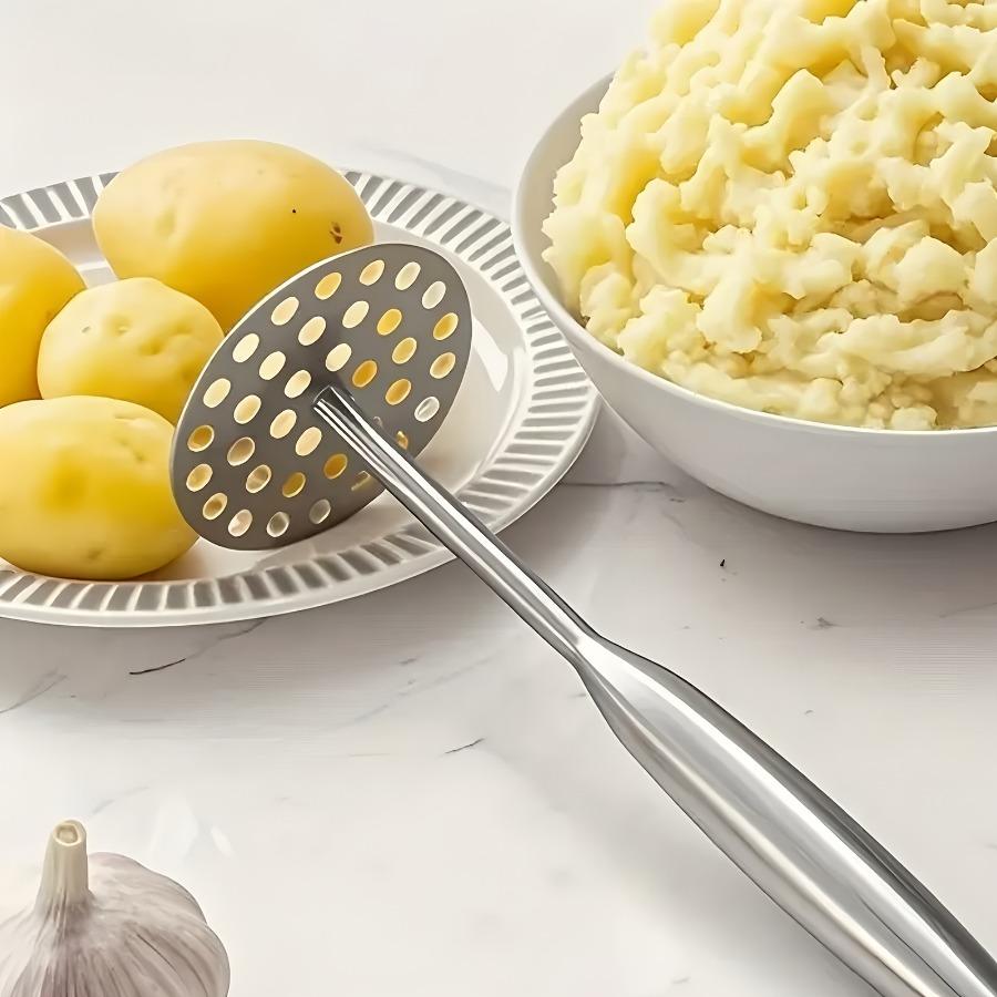 New Stainless Steel Potato Masher, Household Kitchen Sweet Potato and Potato Masher, Baby Food Tool, Kitchen Gadget