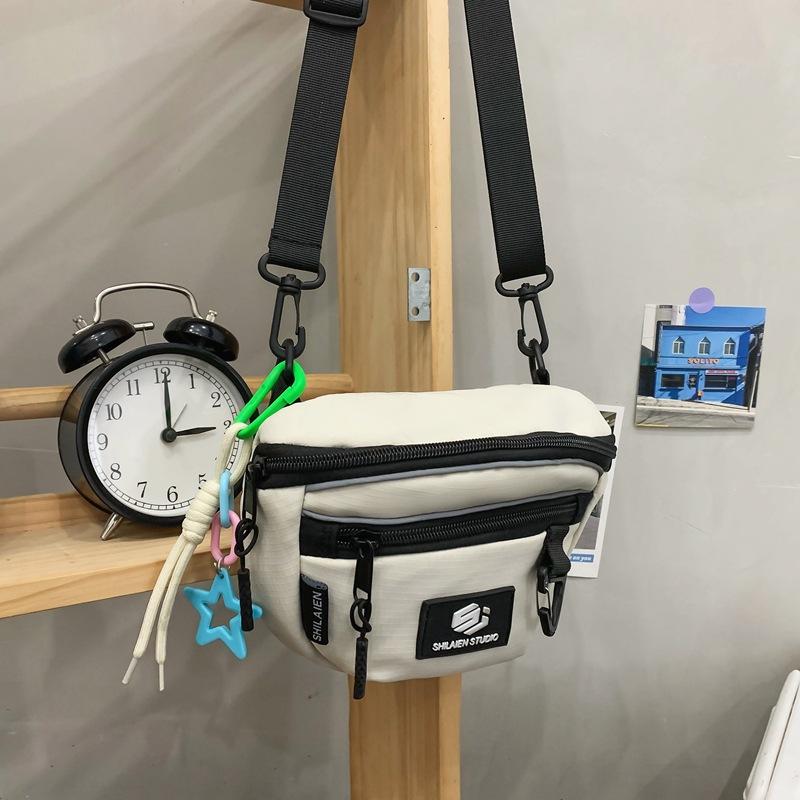 Lightweight Mobile Phone Small Satchel Women'S Trendy Brand Street Men'S Messenger Bag Fashion Sports Trendy Bag