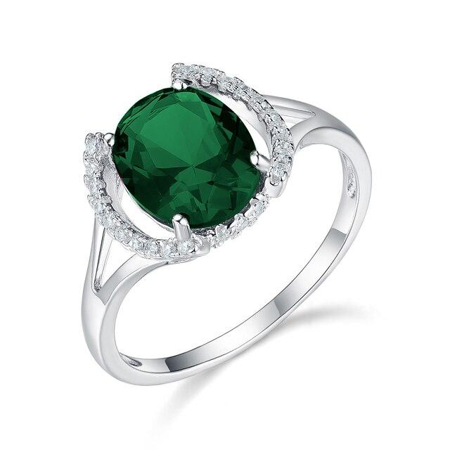 

Кольца из стерлингового серебра 925 пробы для женщин, созданные рубиновые овальные кольца, свадебные элегантные подарки на годовщину, ювелирные украшения 8