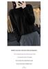 2023 Women's Long Sleeve Wool Knit Pullover - Loose Fit, Round Neck, Solid Color, Autumn/Winter Jacquard Style