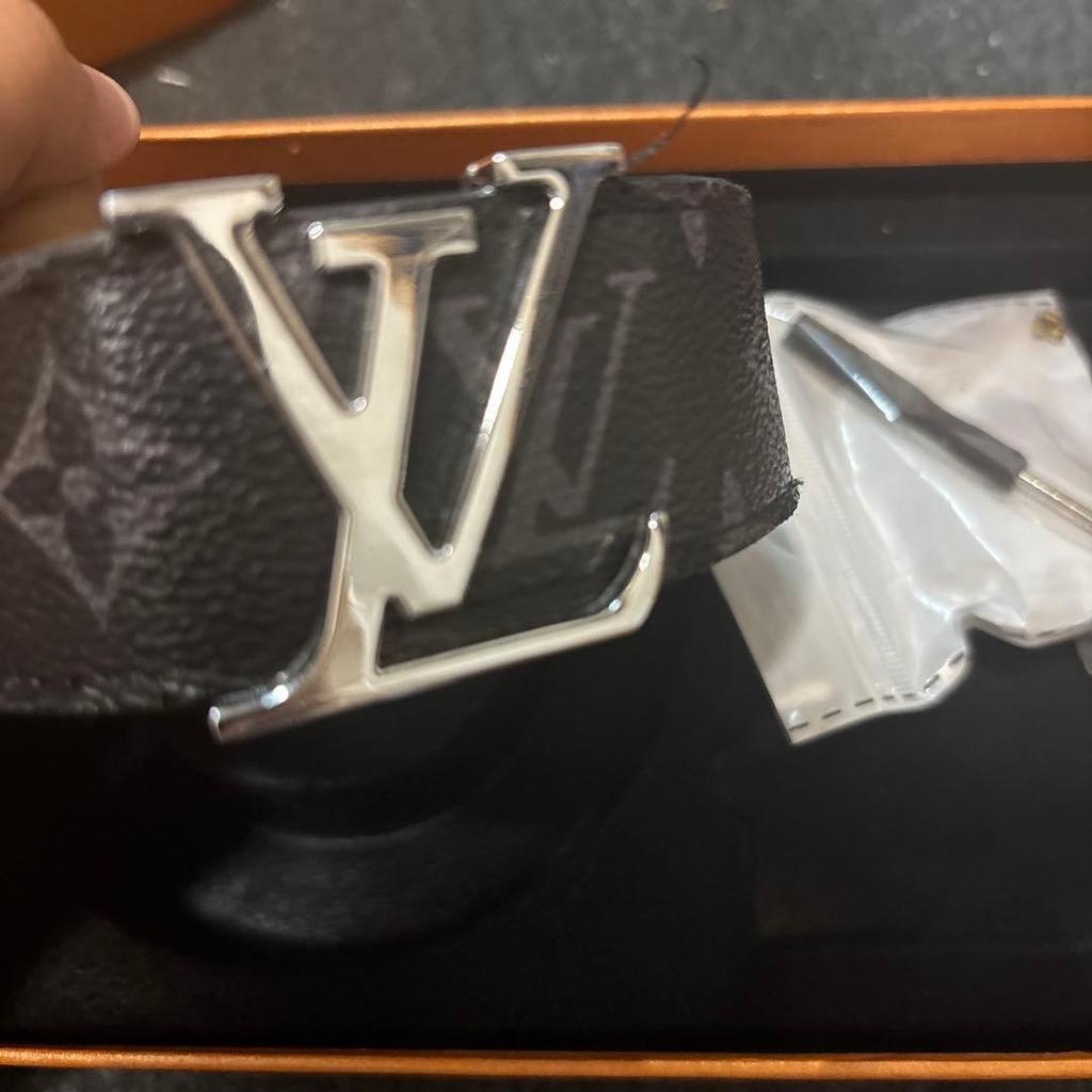 Used LOUIS VUITTON Belt Monogram Eclipse