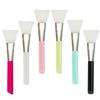 1 Pcs Reusable Silicone Face And Body Mask Applicator Soft Hairless Spatula Brush For Clay, Mud, Lotion And DIY Skincare, 6 Colors