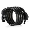 Bike Cable Combination Lock 4-Digit Password Anti-theft Bicycle Lock Long-lasting Cable Lock with Alloy Core for MTB Road Bike