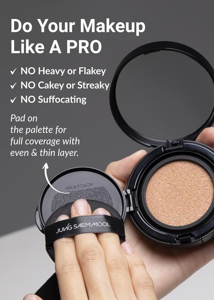 SAEM MOOL Limited Color Essential Skin Nuder Cushion Navy Edition Make-up Base Base [JUNG Official] (Körper + Nachfüllung) [JUNGSAEMMOOL] (Foundation, Base,