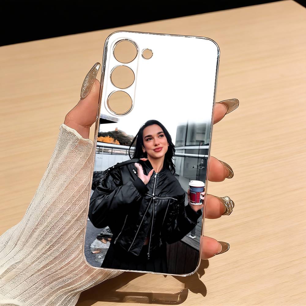 D-Dua L-Lipas Singer Phone Case For Samsung S25,S24,S21,S22,S23,S30,Ultra,S20,Plus,Fe,Lite Transparent Cover