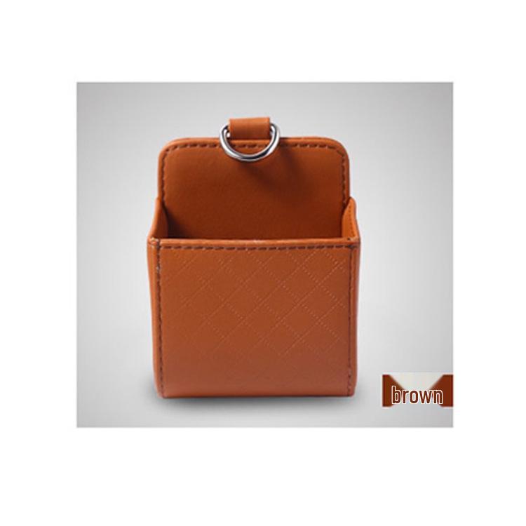 

Lambskin Car Air Vent Phone & Storage Bag коричневый