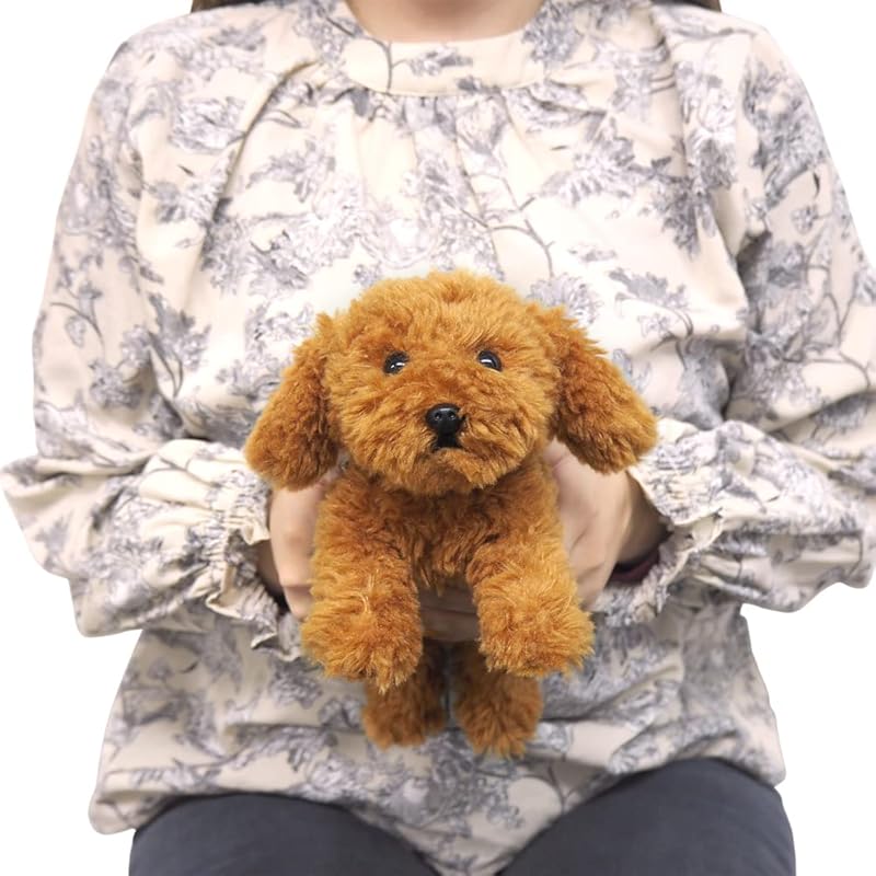 Sun Lemon Lap Dog Toy Poodle BR SS 15 X 26 X 12cm Plush Animal Cute Dog P-8082