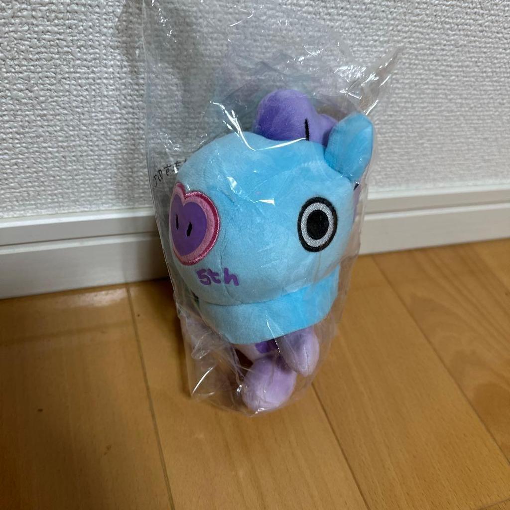 Used BT21 1st Lottery ART 5th Anniversary C Prize Plush Toy