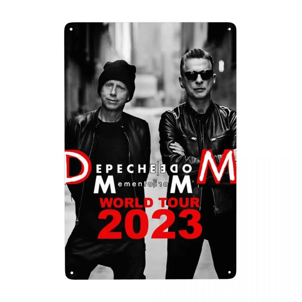 Electronic Rock Depeche Cool Mode Metal Tin Sign Custom Vintage Plaque for Gate Garden Yard Man Cave Bar Wall Art Decor