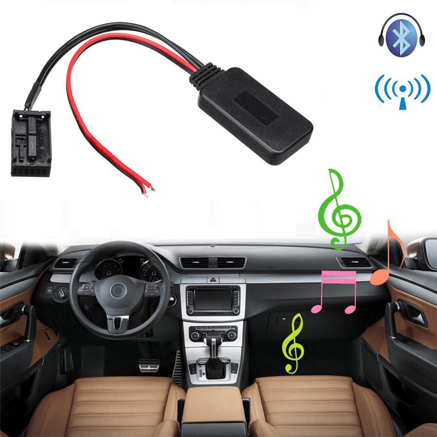 12V 12 Pin Car Bluetooth Adapter AUX Cable For Ford Focus MK2 C-MAX Mondeo MK3