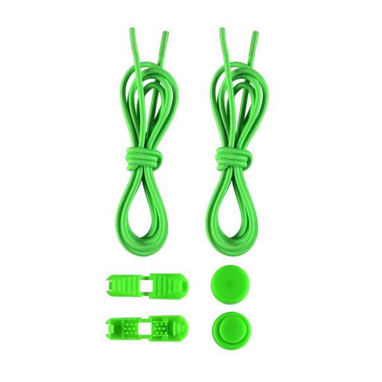 1 Set No Tie Shoelaces Elastic Heavy Duty Lock Adjustable Multi-colored Kids Adults