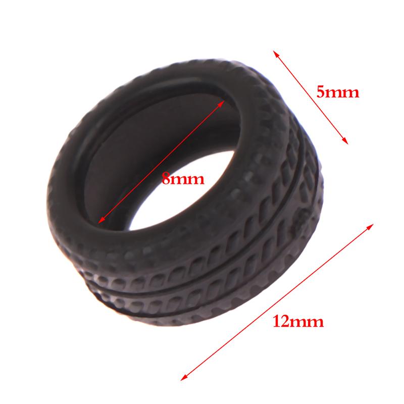 20 bucăți 1/64 piele de anvelopă mașină model scenă accesorii anvelope roți mașină scenă