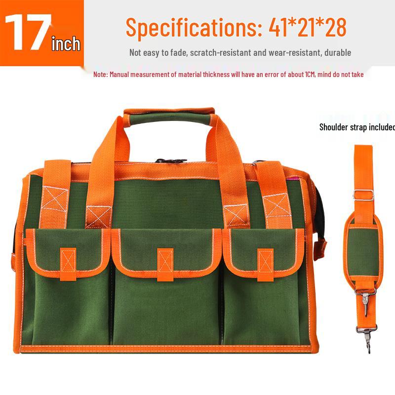 Durable Canvas Tool Bag – Multifunctional Electrician and Repair Shoulder Bag