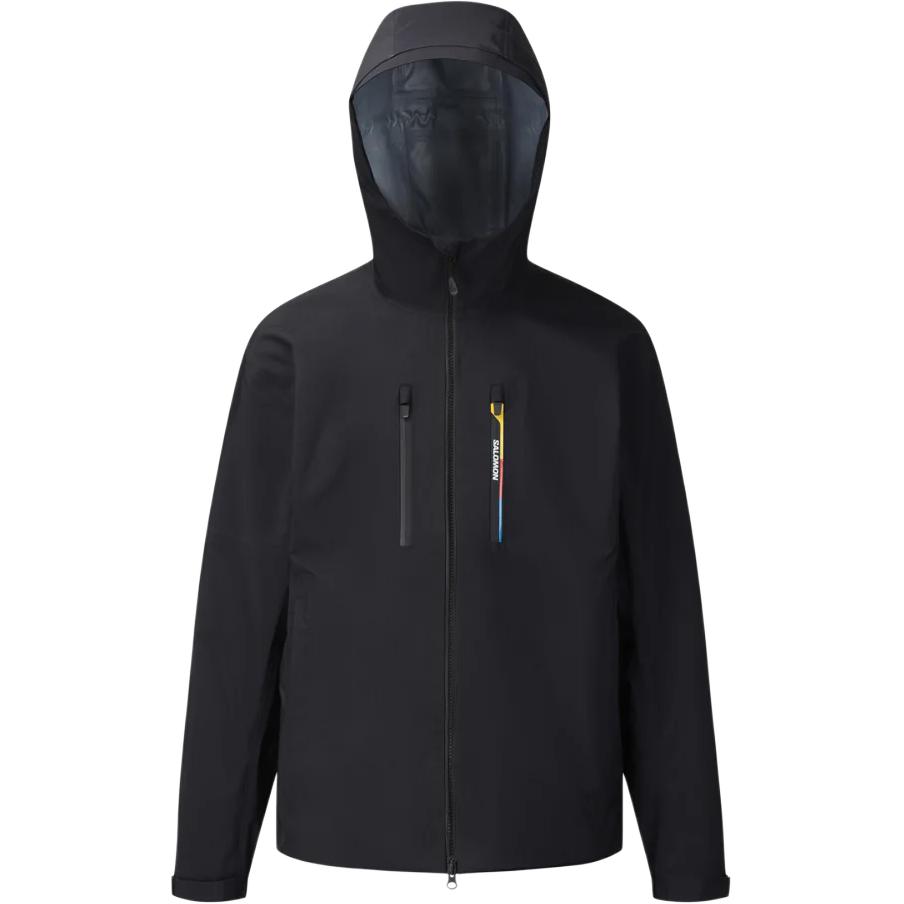 SALOMON Unisex Loose Fit Zip Long Sleeve Hooded Waterproof Jacket Unisex Jackets C30078