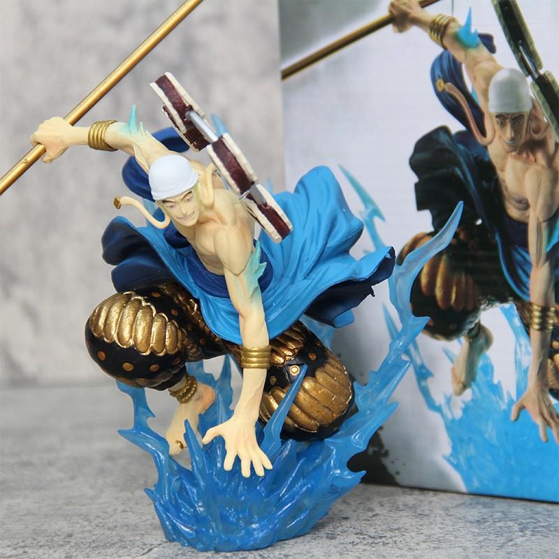 Anime One Piece Enel Duel Memory Enel Collect Action Figure PVC Model Children Birthday Desktop Decoration Toy Gift