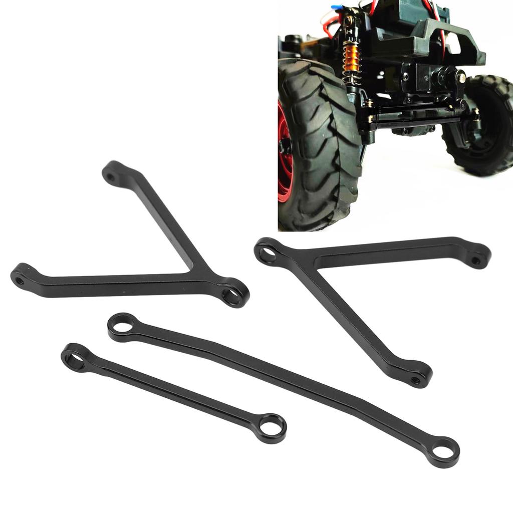 RC Chassis Links Steering Tie Rods Aluminum Alloy Upgrade Parts for FMS FCX24 1Celsius24 Crawler