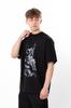 Graphic Oversized Tee for Men – Breathable Cotton, Trendy Style Summer 3383-036-33-3 HC