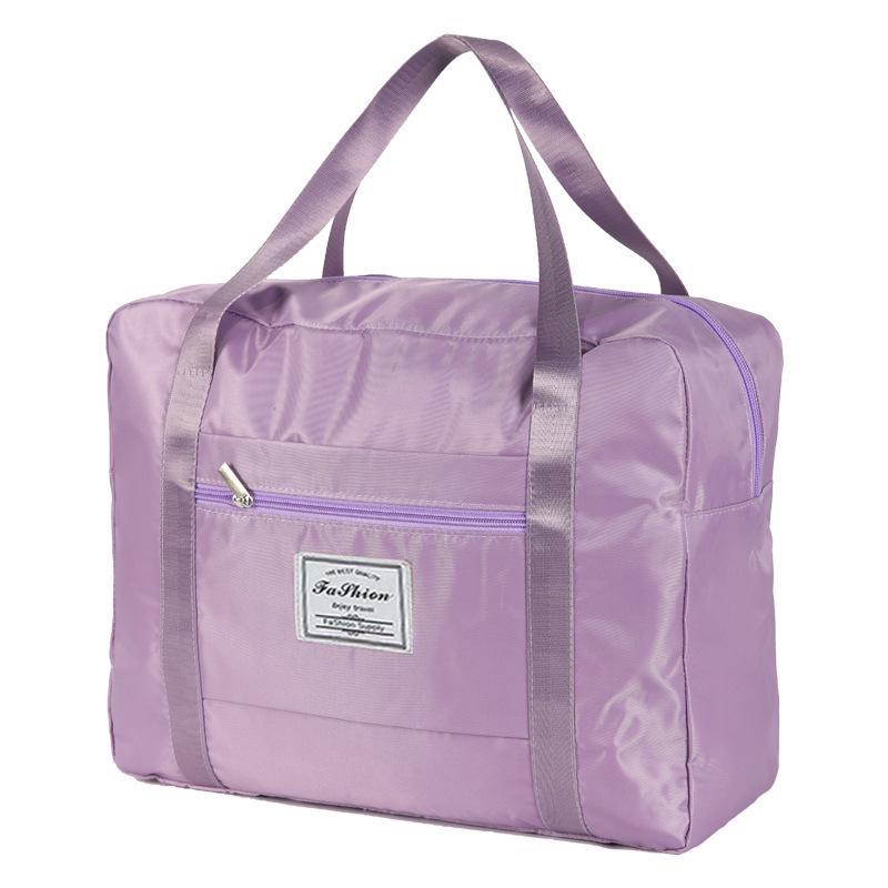 Large Foldable Travel Luggage Bag – Portable, Quilted Storage for Clothes and Short Trips