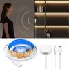 Motion Sensor USB 5V COB LED Strip Light Penetrate Mirror Wood Hidden Body Induction Switch DIY Bathroom Washroom Makeup Lights