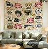 Spy Family Wall Tapestry Aesthetic Wall Hanging Printed Fabric Blanket Decorative Tapestries For Bedroom Living Room Home Decor