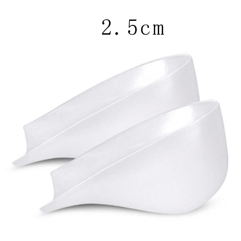 Silikon-Höhensteigernde Einlegesohle: Stoßdämpfendes, nicht vergilbendes Sport-Fersenpolster