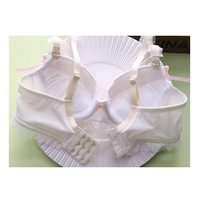 Girls Cute Sweat Bras Lace Push Up Bras Wireless Underwear For Women's Bras Fashion Inner Tops