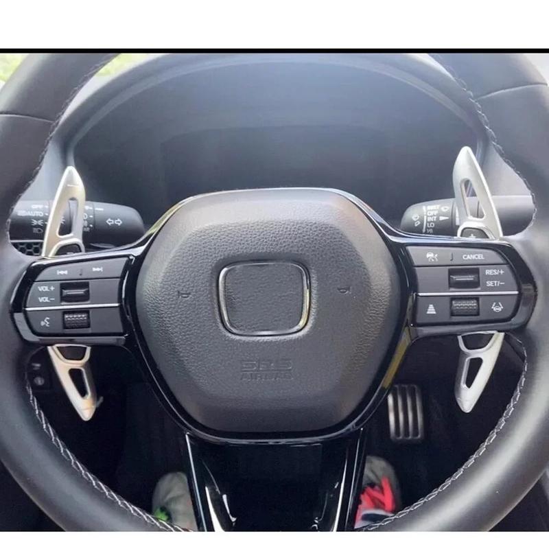 Shifter Paddles for Honda Civic -2026,Accord/CR-V -2026 Aluminium Car Steering Wheel DSG Gear Extend Accessories 2pcs