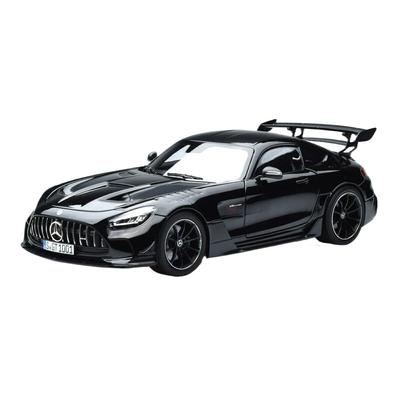 Benz AMG GT Black Series Druckguss-Automodell im Maßstab 1:18 mit Ton und Licht, Spielzeugautomodell mit Rückziehfunktion für Kinder und Erwachsene, Sammlung, Geschenk