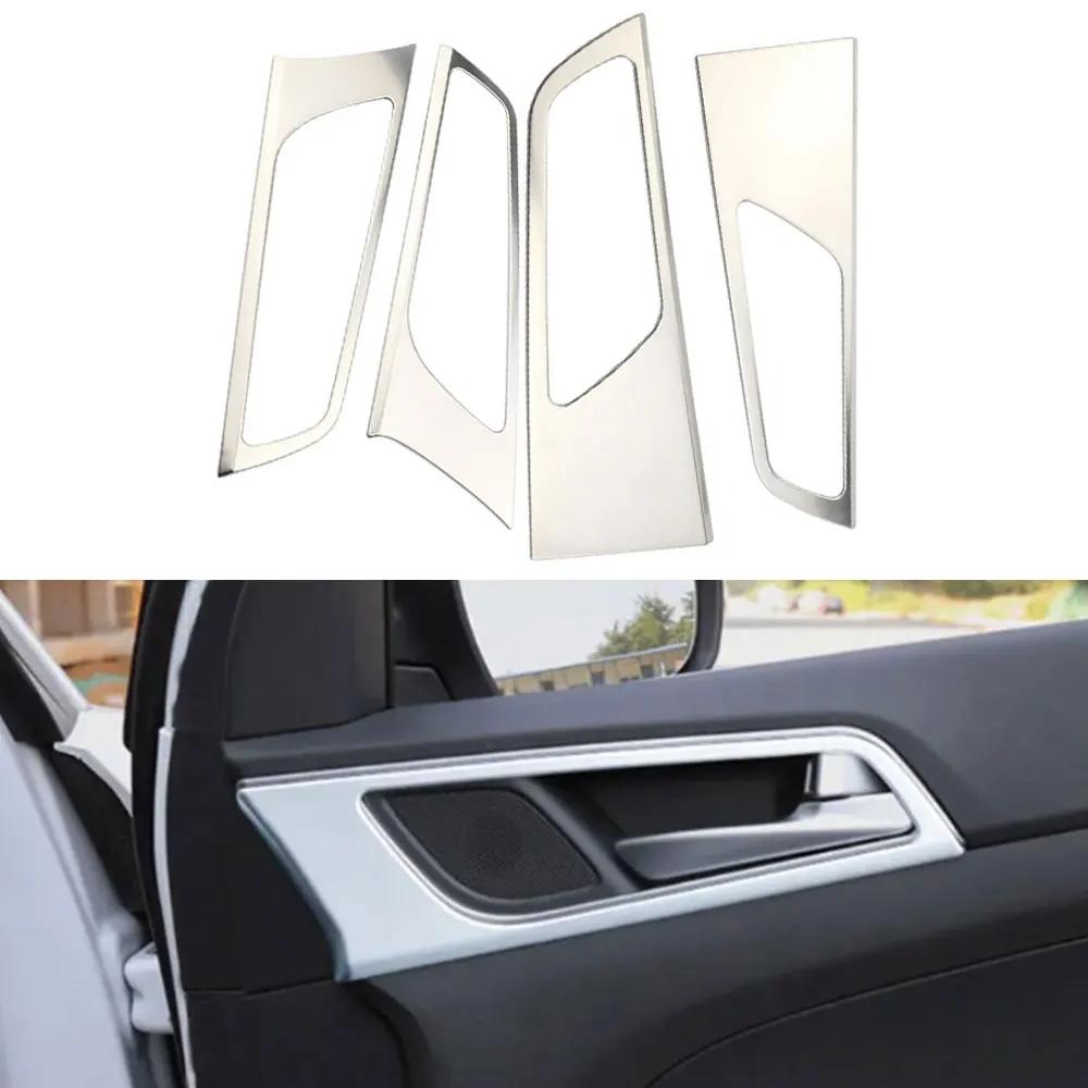 For Hyundai Tucson 2015 - 2026 LHD Inner Door Handle Cover Panel Sticker 4Pcs Decoration Trim Car Interior Accessories
