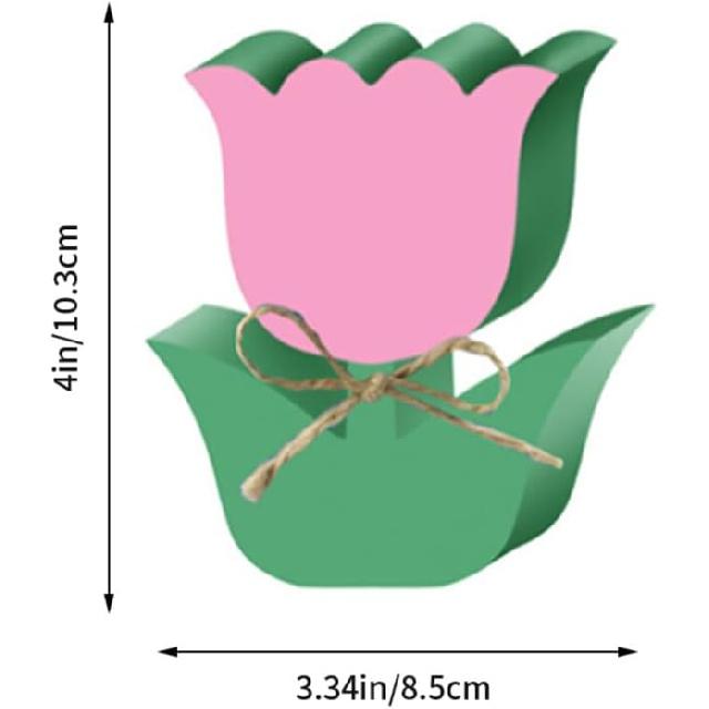 Zerodeko 3pcs Tulip Ornament Adorable Wood Decor for Home Car Interior Cartoon Flower Adornments Pink Yellow Purple Craftsmanship for Vibrant