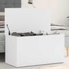 Vidaxl Chest, White, 84X42X46 Cm, Wood-Based Material