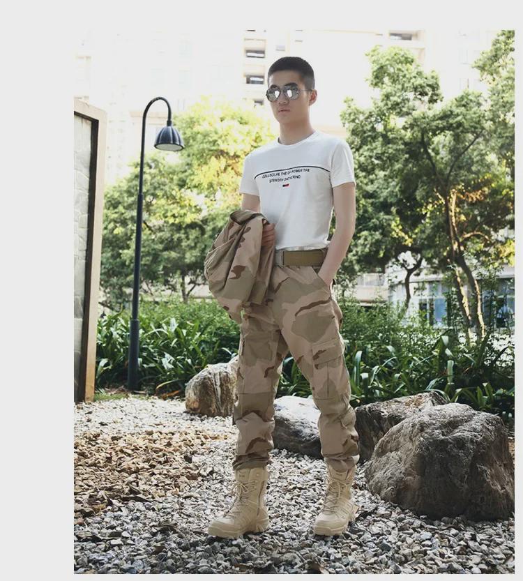 Pánské taktické bojové boty vysokého střihu velkých velikostí (Ne. 46 & 47) - Vojenský styl pro venkovní horolezectví.